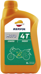 REPSOL MOTO RIDER 4T 15W50 4L